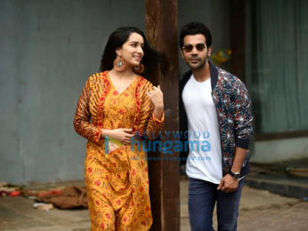 Rajkummar Rao and Shraddha Kapoor snapped promoting their film Stree