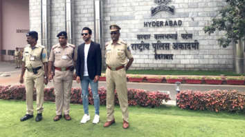 Rajkummar Rao meets the officers at the National Police Academy