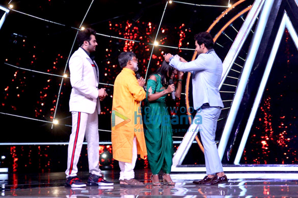 rajkummar rao snapped on sets of inidan idol 4