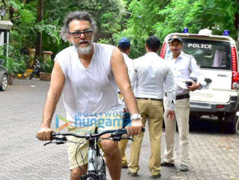 Rakeysh Omprakash Mehra snapped on his Cycle