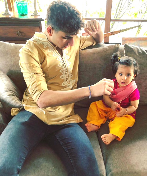 Rakshabandhan 2018 Sara Ali Khan, Ibrahim Ali Khan celebrate Rakhi with little ones Taimur Ali Khan and Inaaya Naumi Kemmu-