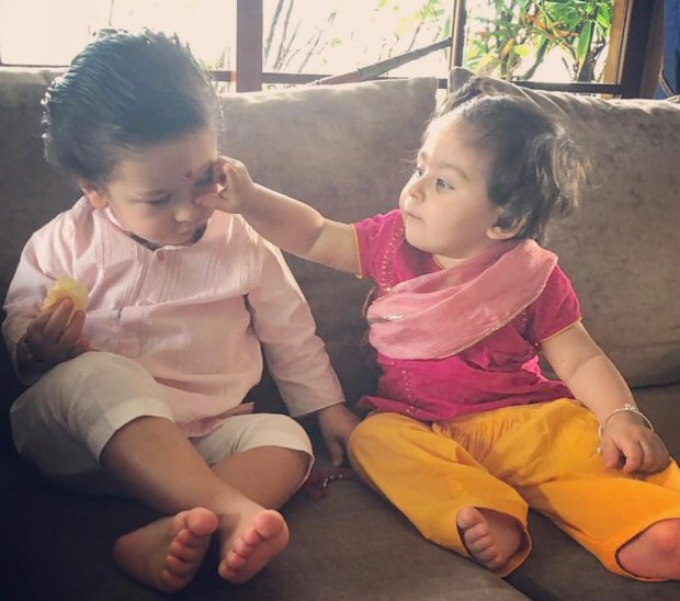 Rakshabandhan 2018 Sara Ali Khan, Ibrahim Ali Khan celebrate Rakhi with little ones Taimur Ali Khan and Inaaya Naumi Kemmu-
