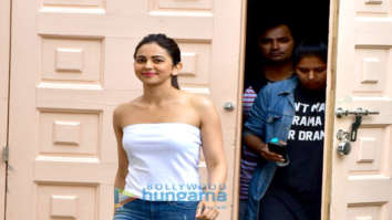 Rakul Preet Singh snapped at Mehboob Studio after a photoshoot