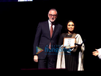 Rani Mukerji, Rajkumar Hirani and Richa Chadda receive awards at Indian Film Festival of Melbourne Awards 2018