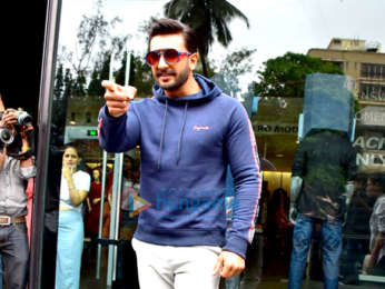 Ranveer Singh snapped at the Jack and Jones store in Bandra