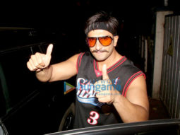 Ranveer Singh spotted at dubbing studio