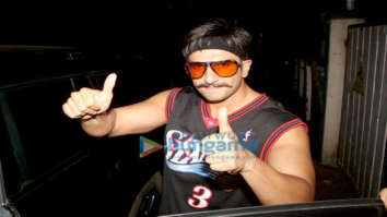 Ranveer Singh spotted at dubbing studio