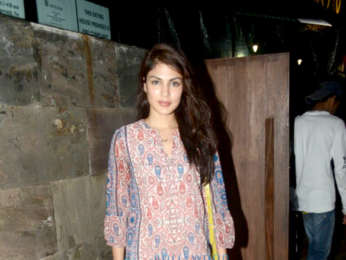 Rhea Chakraborty and Pulkit Samrat snapped at Indigo in Bandra