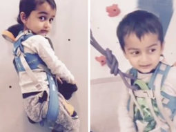 Riteish Deshmukh and Genelia’s son Rahyl takes up the FITNESS CHALLENGE; calls out to Taimur Ali Khan and B-town bachha gang