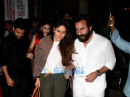 Saif Ali Khan, Kareena Kapoor Khan, Kunal Khemu and Soha Ali Khan spotted at Pali Bhavan in Bandra