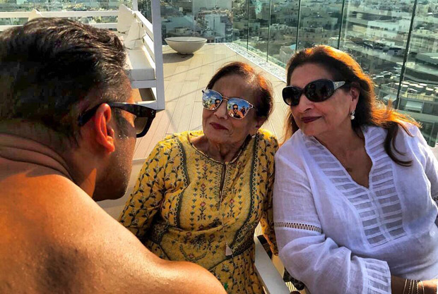 Salman Khan can’t help but get all mushy in presence of momma Salma Khan on Bharat sets