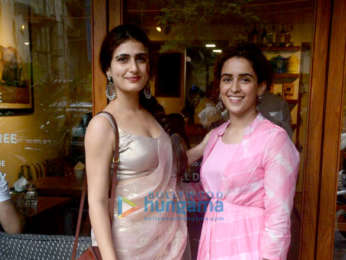 Sanya Malhotra and Fatima Sana Shaikh snapped at Sequel
