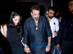 Sanjay Dutt and Manyata Dutt spotted at Estella, Juhu