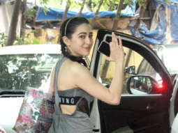 Sara Ali Khan snapped at the gym