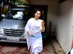 Sara Ali Khan snapped at the gym in Bandra