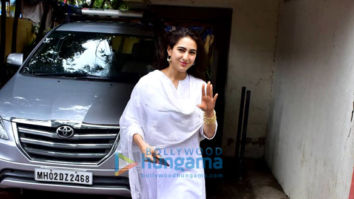 Sara Ali Khan snapped at the gym in Bandra