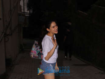 Sara Ali Khan spotted after yoga class