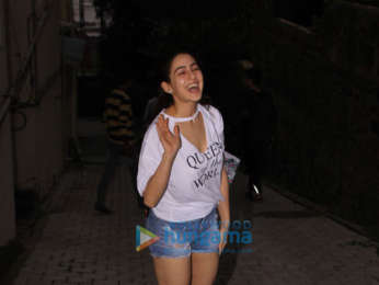 Sara Ali Khan spotted after yoga class