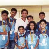 Shah Rukh Khan meets childhood cancer survivors who will represent India at the World Children's Winners games 2018 in Moscow feature