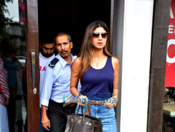 Shilpa Shetty and Raj Kundra spotted at Bastian in Bandra