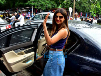 Shilpa Shetty and Raj Kundra spotted at Bastian in Bandra