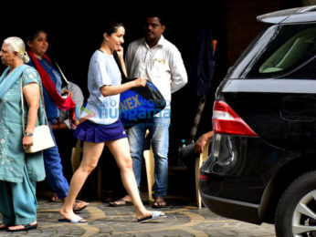 Shraddha Kapoor snapped after badminton practice in Khar