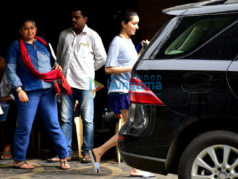 Shraddha Kapoor snapped after badminton practice in Khar