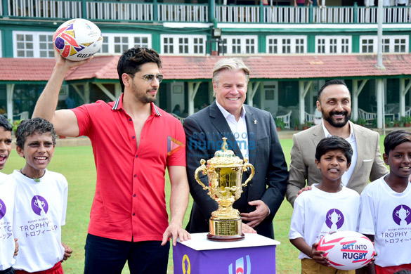 sidharth malhotra and rahul bose attends a rugby event in mumbai 2