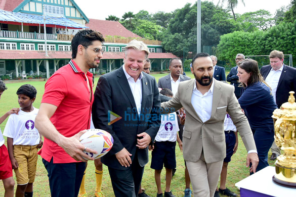 sidharth malhotra and rahul bose attends a rugby event in mumbai 4
