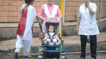 Soha Ali Khan’s daughter Inaaya Naumi snapped out and about in Mumbai