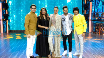 Sonakshi Sinha and Jassi Gill snapped promoting Happy Phirr Bhag Jayegi on sets of India’s Best Dramebaaz