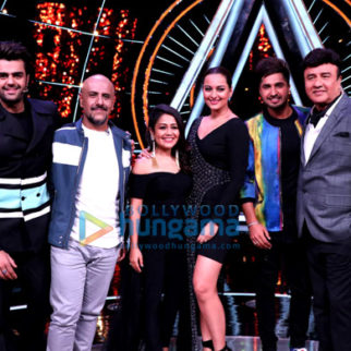 Sonakshi Sinha snapped on the sets of Indian Idol