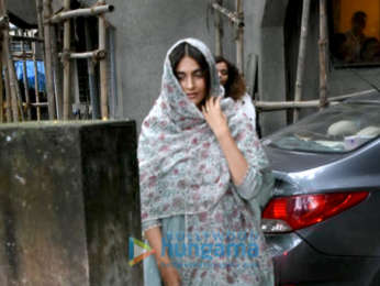 Sonam Kapoor Ahuja and Pooja Bedi snapped at Kromakay salon in Juhu