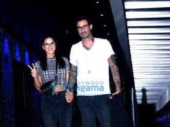 Sunny Leone and Daniel Weber spotted at Hakkasan in Bandra