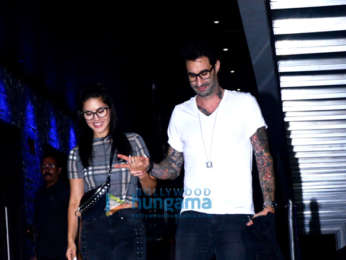 Sunny Leone and Daniel Weber spotted at Hakkasan in Bandra