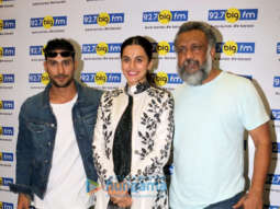 Taapsee Pannu, Prateik Babbar and Anubhav Sinha promote Mulk at 92.7 Big FM radio station