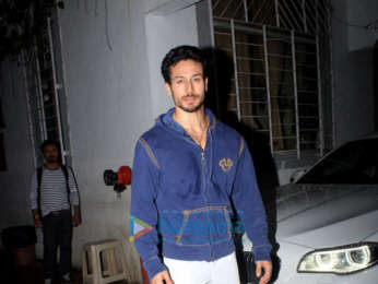 Tiger Shroff and Ananya Pandey at a dance class in Bandra