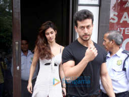 Tiger Shroff and Disha Patani spotted at Bastian in Bandra