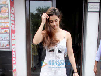 Tiger Shroff and Disha Patani spotted at Bastian in Bandra
