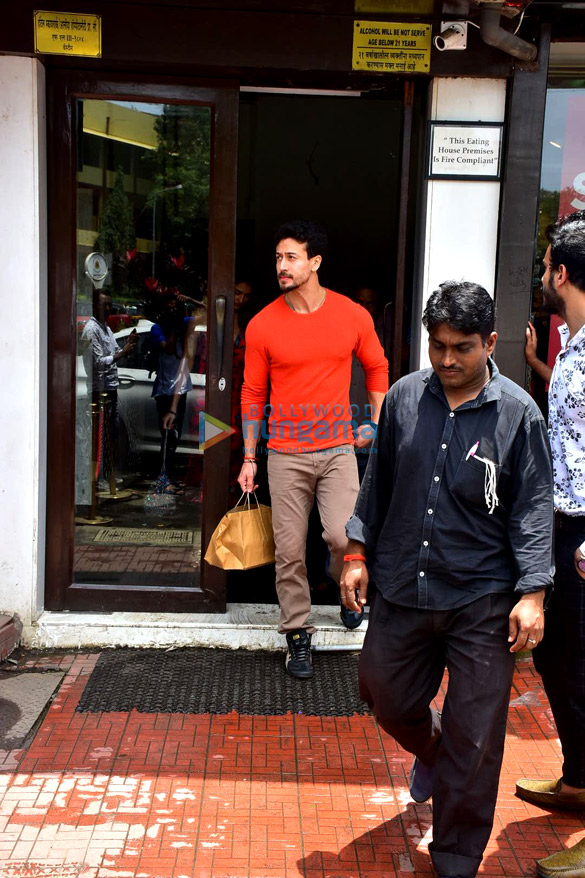Tiger Shroff and Disha Patani spotted at Bastian in Bandra