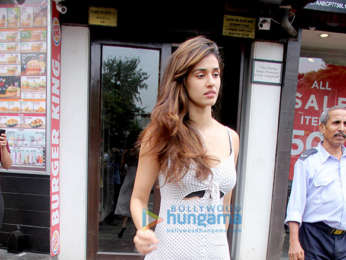 Tiger Shroff and Disha Patani spotted at Bastian in Bandra