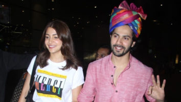 Varun Dhawan & Anushka Sharma are back from Jaipur round of Sui Dhaaga promotions