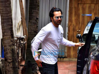 Varun Dhawan spotted at a clinic in Bandra