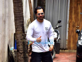 Varun Dhawan spotted at a clinic in Bandra