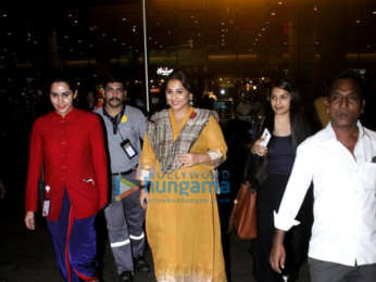 Vidya Balan and Amyra Dastur snapped at the airport