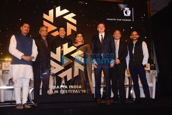 Vidya Balan snapped attending the Malta India Film Festival 2018