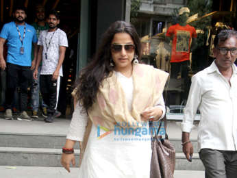 Vidya Balan spotted at the Puma store in Khar