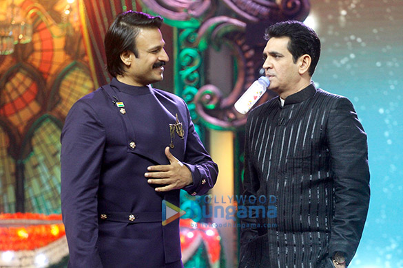 Vivek Oberoi and Omung Kumar snapped on sets of the show India’s Best Dramebaaz 3