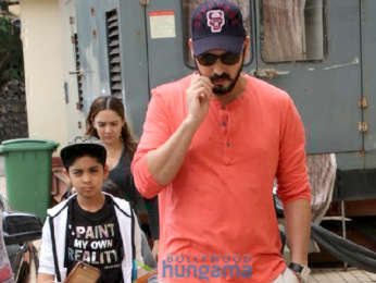 Zayed Khan spotted with his family at PVR Juhu