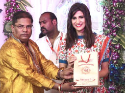 Aahana Kumra attends Ganesh aarti in Andheri